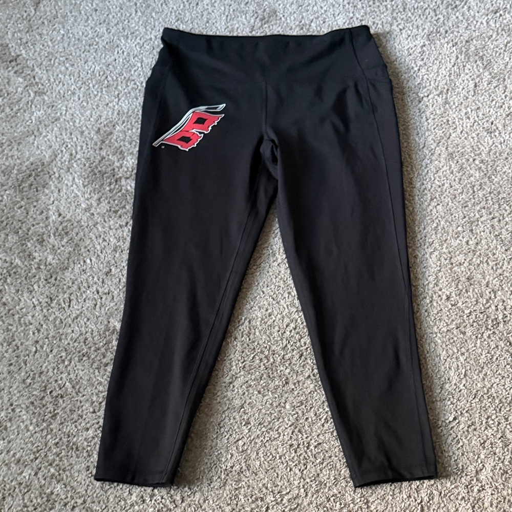DSG Black Leggings with Canes logo